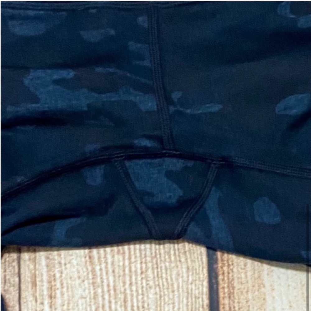 Lululemon Wunder Under Pant *Full On Luon in Lotus Camo Blue 8 - Picture 7 of 7